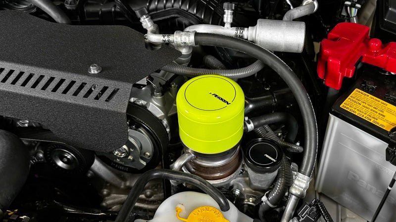 PERRIN 15-25 Subaru WRX & 13-26 BRZ/FR-S/86/GR86 Oil Filter Cover - Neon Yellow