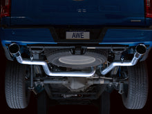 Load image into Gallery viewer, AWE Tuning 0FG 21+ Ford F150 Dual Split Rear Exhaust - 5in Chrome Silver Tips
