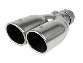 aFe MACH Force-Xp Universal Exhaust Tip 2-1/2 IN Inlet x 3-1/2 IN Outlet X 12 IN L