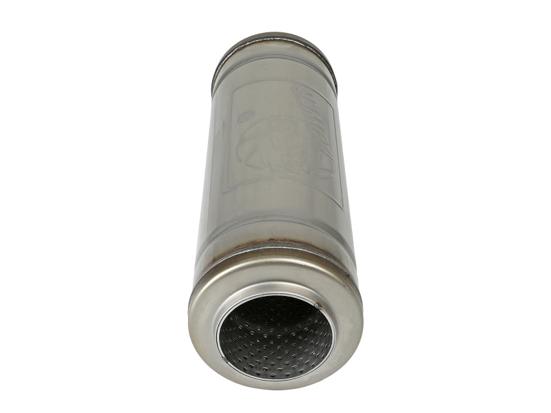 aFe MACH Force-Xp Muffler 3 IN ID Center/Center x 5 IN Dia. x 14 IN L - Round Body