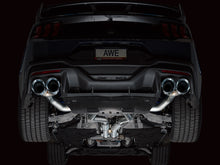 Load image into Gallery viewer, AWE 2024 Ford Mustang Dark Horse S650 RWD Track Edition Catback Exhaust w/ Quad Chrome Silver Tips