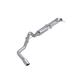 MBRP 2024+ Ford Ranger 2.7L 2.5 into 3in Single Side Exit Cat Back - Aluminum