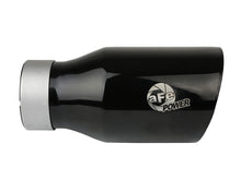 Load image into Gallery viewer, aFe MACH Force-Xp Universal Exhaust Tip 3 IN Inlet x 4-1/2 IN Outlet x 9 IN L- Black Tip