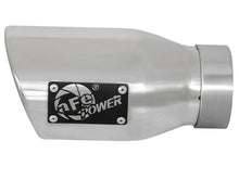 Load image into Gallery viewer, aFe MACH Force-Xp Universal Exhaust Tip 3 IN Inlet x 4-1/2 IN Outlet x 9 IN L- Polished Tip