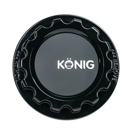 Konig MRK1 Gloss Black Gear Cap w/ Logo