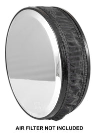 K&N Air Filter Wrap Black Round Height 2.5 in ID 7.5in