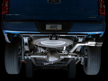Load image into Gallery viewer, AWE 21+ Ford F150 Dual Side Exit Cat-Back Exhaust - 4.5in Diamond Black Tips *For Stock Y-Pipe Only