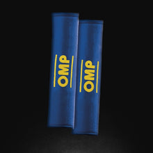 Load image into Gallery viewer, OMP Belt Pads (Pair) - Blue Safety Harness Pads 3 in.