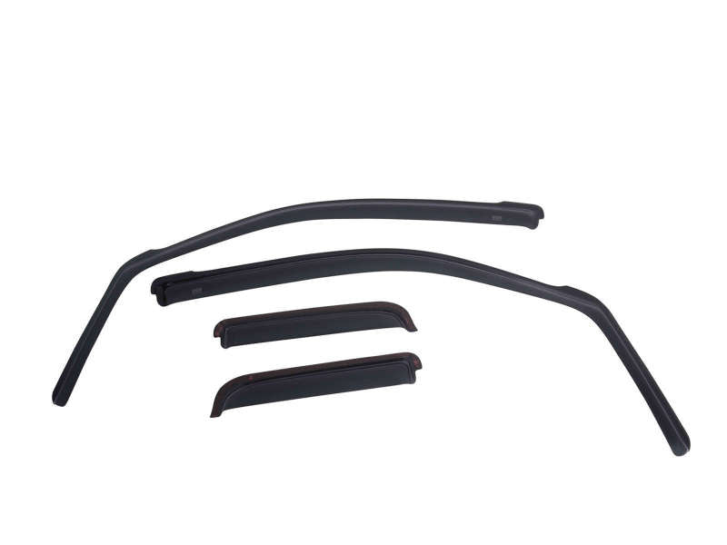 EGR 14-22 Jeep Cherokee In-Channel Window Visors Front/Rear Set Matte Black