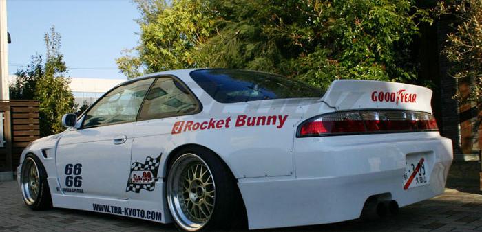 GReddy 94-96 Nissan 240SX S14 Rocket Bunny Front Wide Fenders Ver. 1