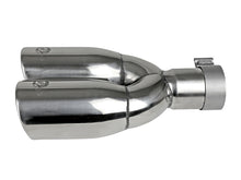Load image into Gallery viewer, aFe MACH Force-Xp Universal Exhaust Tip 2-1/2 IN Inlet x 3-1/2 IN Outlet X 12 IN L