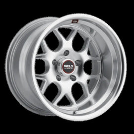 Weld Solana 20x8 / 5x120.65 BP / ET0 / 78.1mm Bore - Gloss Silver Machined Wheel