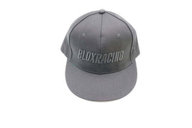 BLOX Racing Snapback Cap Black with Black Logo - BLOX Racing - New Style Flat Bill