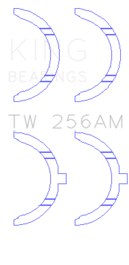 King Engine Bearings Mazda JE/JE06/JE07 Thrust Washer Set of 2