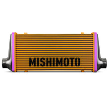 Load image into Gallery viewer, Mishimoto Universal Carbon Fiber Intercooler - Matte Tanks - 600mm Gold Core - S-Flow - BL V-Band