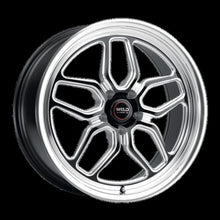 Load image into Gallery viewer, Weld Racing 18x5 Laguna Drag 5x115 ET32 BS1.5 Gloss BLK MIL DIA 78.1