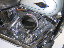 Load image into Gallery viewer, K&amp;N Street Round Metal Intake System - Harley-Davidson - Red Filter 6-8 Size 2.4in In Dia 2.5in H