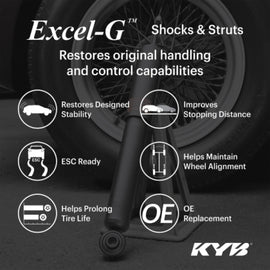 KYB 14-19 Ford Fiesta (Exc. ST) Excel-G Strut - Front Left