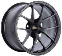 Load image into Gallery viewer, BBS RI-A 18x10.5 5x120 ET37 PFS Matte Graphite Wheel -82mm PFS/Clip Required