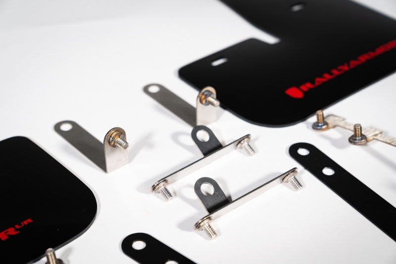 Rally Armor 23-26 Toyota GR Corolla Black UR Mud Flap w/Red Logo