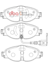 Load image into Gallery viewer, DBA 15-19 Audi A3 (w/288mm Front Rotor) XP Performance Front Brake Pads