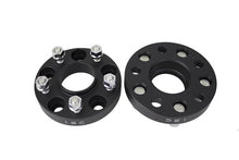 Load image into Gallery viewer, ISC Suspension Nissan 5x114.3 Hub Centric (66 Hub Bore) Wheel Spacers 25mm Black (Pair)
