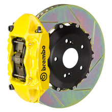Load image into Gallery viewer, Brembo 07-15 TT 3.2L/09-15 TTS/12-13 TT RS Rr GT BBK 4Pist Cast 328x28 2pc Rotor Slot Type1-Yellow