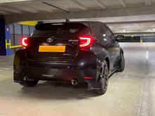 Load image into Gallery viewer, Rally Armor 20-26 Toyota GR Yaris Black Mud Flap w/White Logo