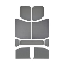 Load image into Gallery viewer, DEI 18-23 Jeep Wrangler JL 4-Door Boom Mat Headliner - 9 Piece - Gray Leather Look