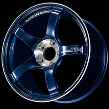 Load image into Gallery viewer, Advan TC-4 SE 17x7.5 / +35 Offset / 4x98 / 58mm Bore / Racing Indigo Blue and Diamond Cut
