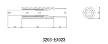 Load image into Gallery viewer, HKS Universal Muffler 2.5 Inlet / 3.7in Outlet (SUS304 NO COATING)