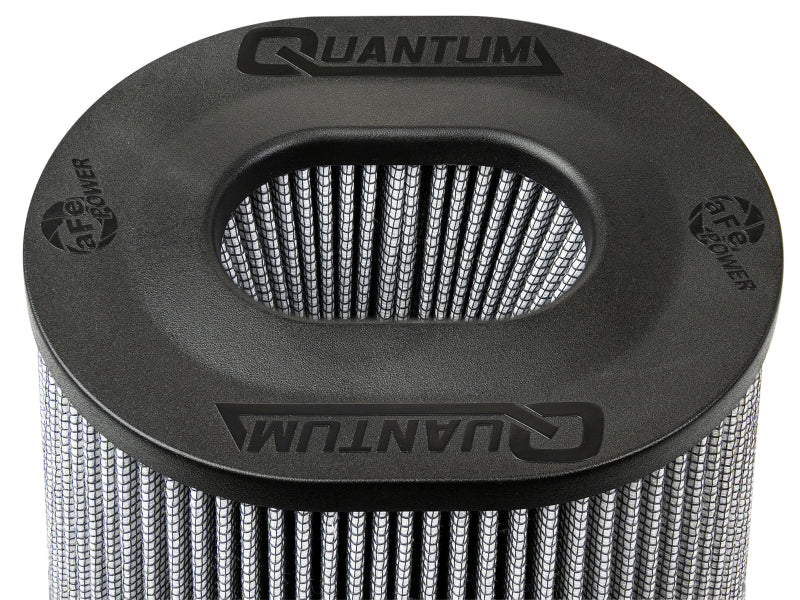 aFe QUANTUM Intake Rplcmnt Air Filter (5-1/2x4-1/4)IN F x(8-1/2x7-1/4)IN B x(5-3/4x4-1/2)IN T x9IN H