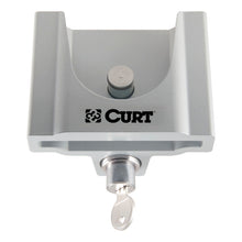 Load image into Gallery viewer, Curt Trailer Coupler Lock for 1-7/8in or 2in Flat Lip Couplers (Grey Aluminum)