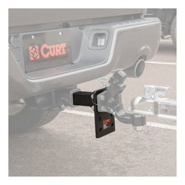 Curt Adjustable Pintle Mount (2in Shank 10000lbs 7in High 8in Long)