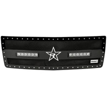 Load image into Gallery viewer, RBP RX-3 Midnight Edition Black LED Bar Grille (Studded) 14-15 Chevy Silverado 1500