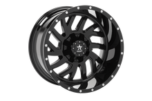 Load image into Gallery viewer, RBP 65R Glock 22x12 5x127/139.7 BP / 4.75 BS -44mm Offset 78mm CB (Hub Centric) Gloss Black Wheel