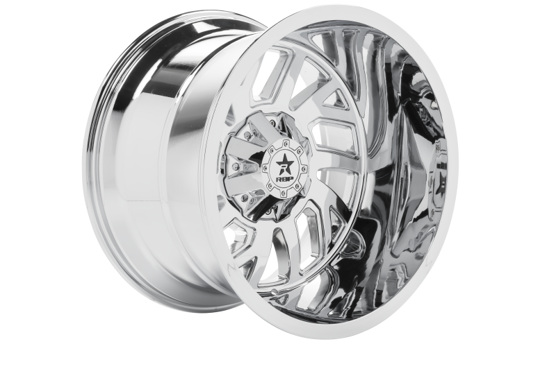 RBP 65R Glock 22x14 8x180 BP / 4.5 BS -76mm Offset 124.1mm CB (Hub Centric) Chrome Wheel