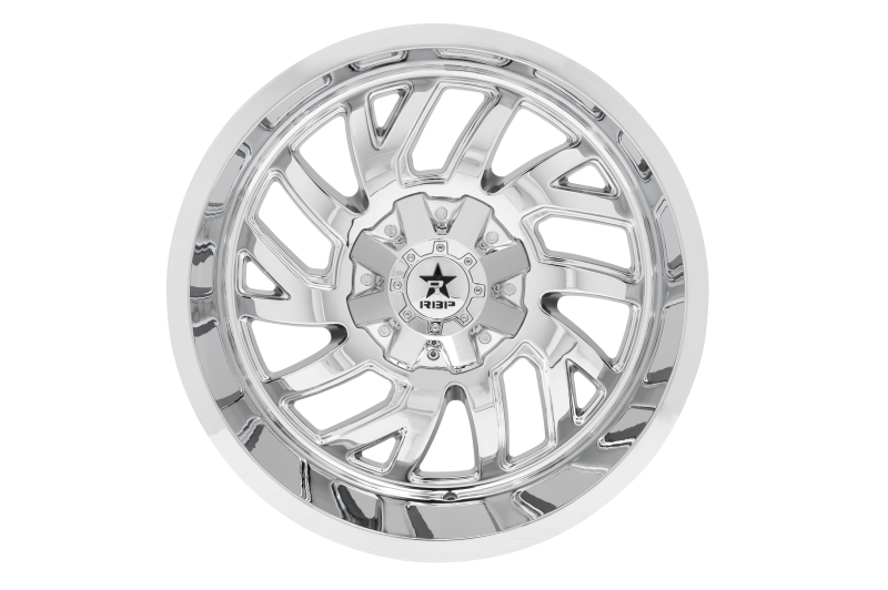 RBP 65R Glock 22x12 6x135 BP / 4.75 BS -44mm Offset 87mm CB (Hub Centric) Chrome Wheel