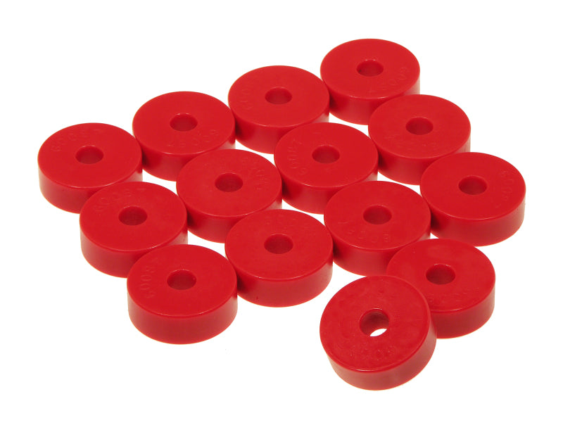 Prothane 55-73 Jeep CJ5 Body Mount 14 Bushing Kit - Red