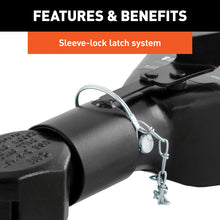 Load image into Gallery viewer, Curt 2-5/16in A-Frame Coupler w/Sleeve-Lock (12500lbs Black)