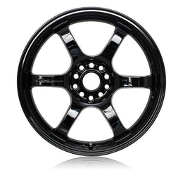 Gram Lights 57DR 17x9.0 +38 5x114.3 Glossy Black Wheel