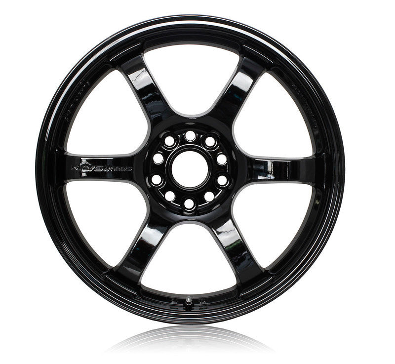 Gram Lights 57DR 18x8.5 +37 5-114.3 Glossy Black Wheel