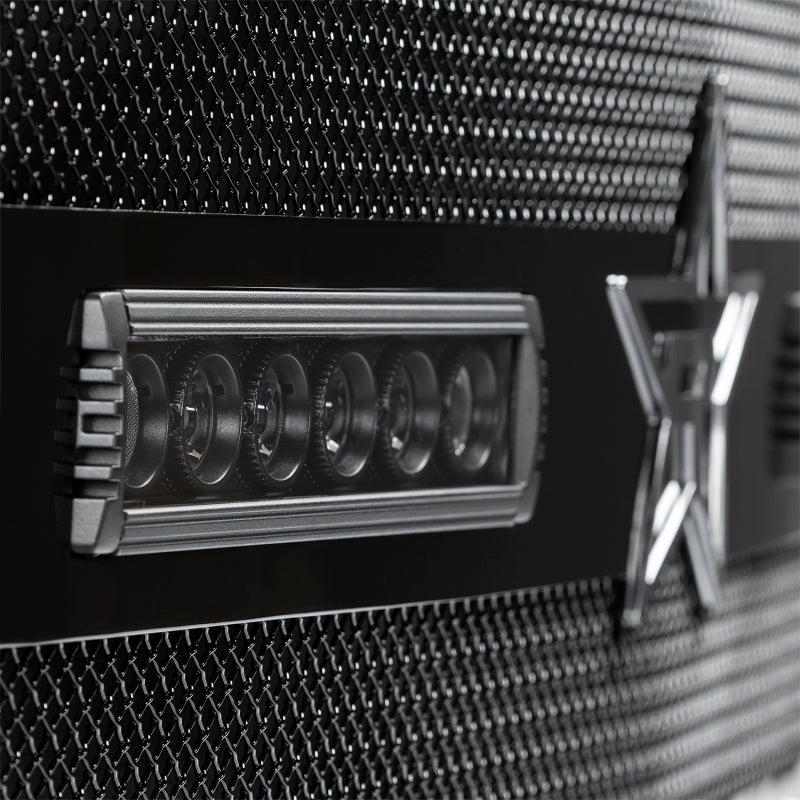RBP RX-3 Midnight Edition Black LED Bar Grille (Studded) 14-15 Chevy Silverado 1500