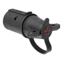 Load image into Gallery viewer, Curt Adapter (7-Way RV Blade to 6-Way Round Trailer Center Pin Brake Packaged)