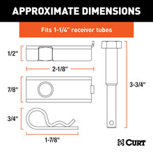 Load image into Gallery viewer, Curt Anti-Rattle Kit (Fits 1-1/4in Receiver)