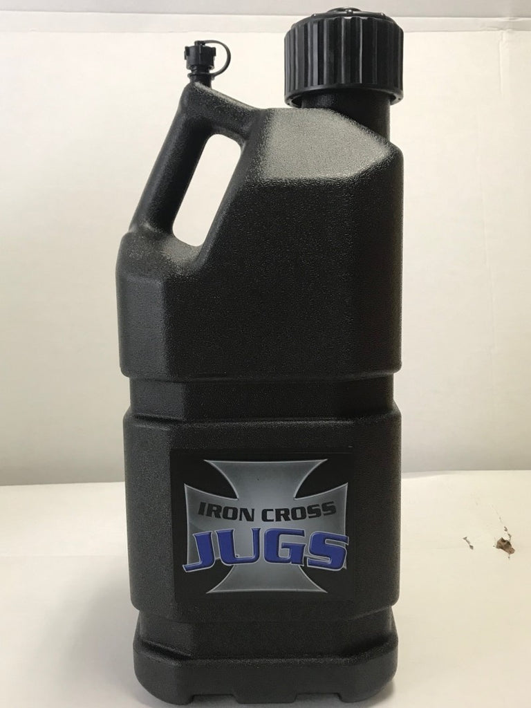 Iron Cross 5 Gallon Utility Jug - Black