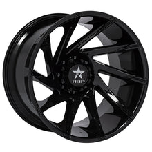 Load image into Gallery viewer, RBP 77R Spike 18x9.0 5x150 BP / 5.5 BS 10mm Offset 110mm CB (Hub Centric) Gloss Black Wheel