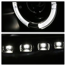 Load image into Gallery viewer, Spyder Ford Super Duty 11-16 Projector Headlights LED Halo DRL All Black PRO-YD-FS11-HL-BKV2