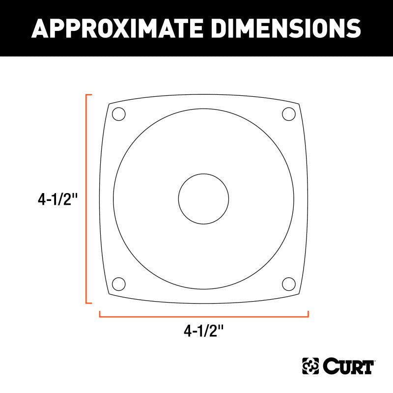 Curt Replacement Combination Trailer Light Rear Lens