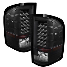 Load image into Gallery viewer, xTune Chevy Silverado 07-13 LED Tail Lights Black ALT-JH-CS07-LED-BK